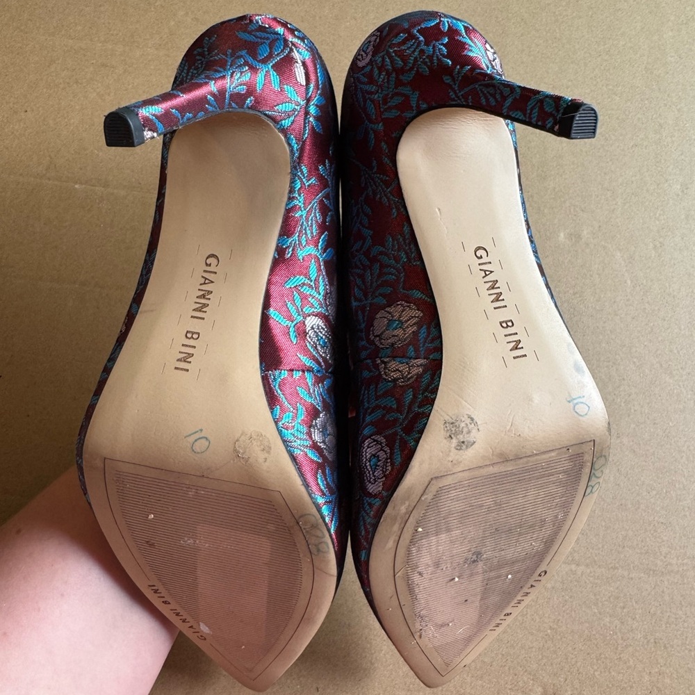 Gianni bini floral high heels size 10 - Picture 3 of 7